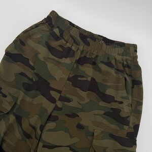 INTEMPO‎ Camo Cargo Jogger Pants Women's XS Elastic Waist Drawstring